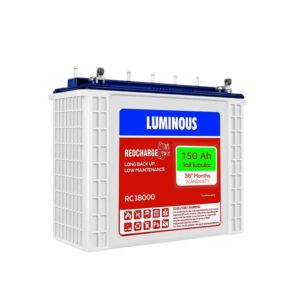 Luminous Red Charge RC 18000 150 Ah, Tall Tubular Inverter Battery 