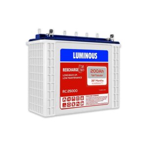 Luminous Red Charge RC 25000 200 Ah, Tall Tubular Inverter Battery for Home